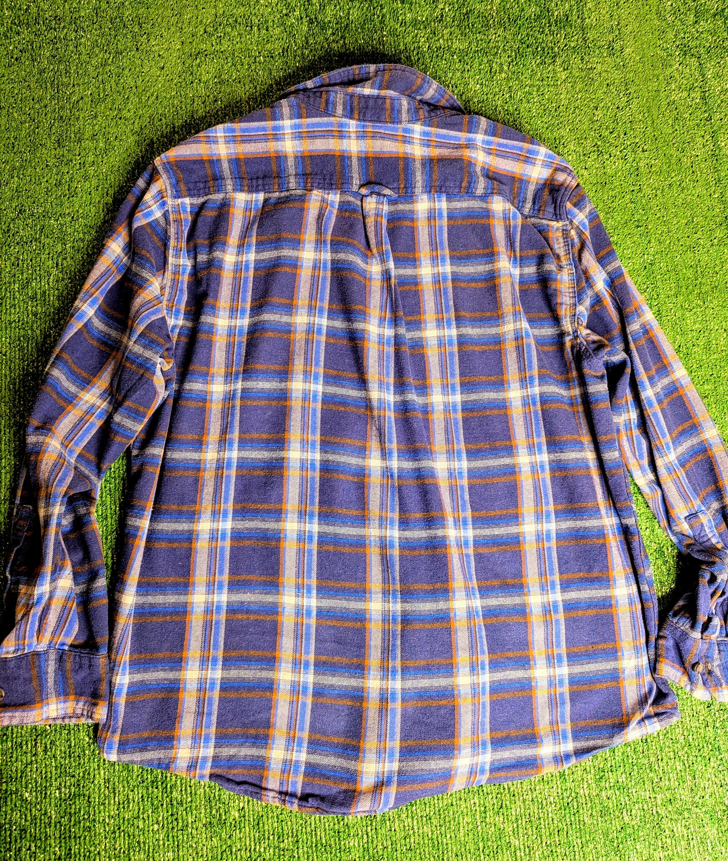 Eddie Bauer, Men's XXL plaid button-down