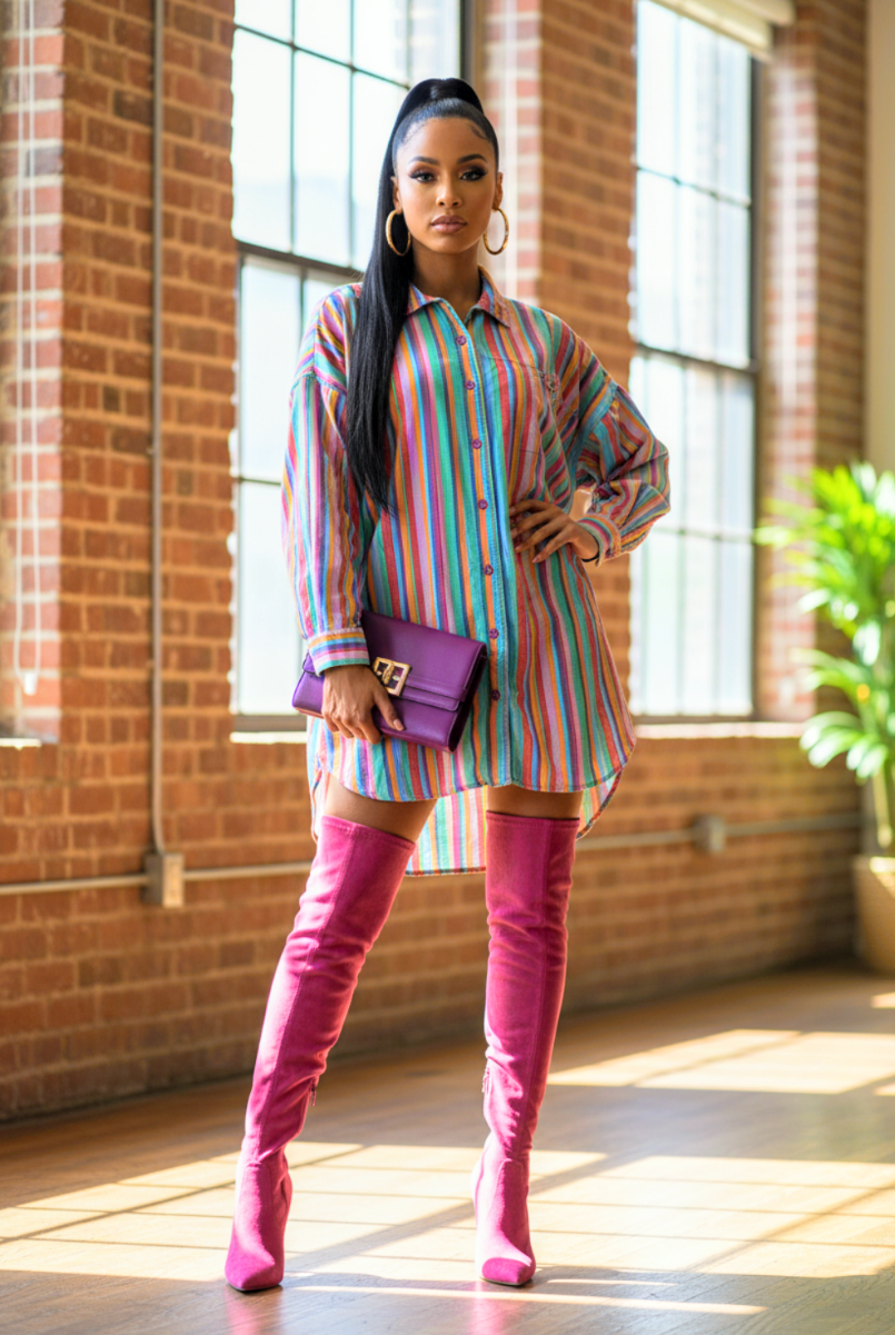 Classic Tee Dress OneSize Multi