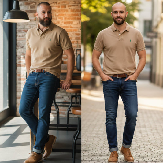 Polo Ralph Lauren, classic fit, brown, XXL