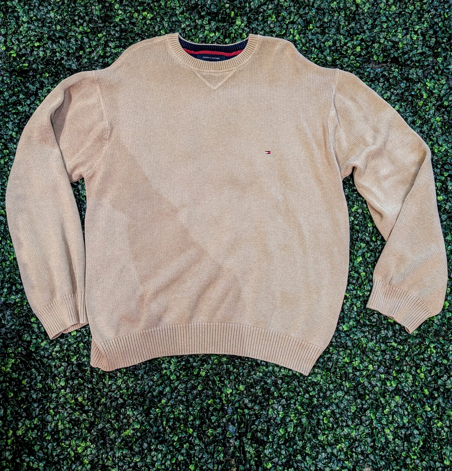 Tommy Hilfiger crewneck pullover, beige Size 2XL