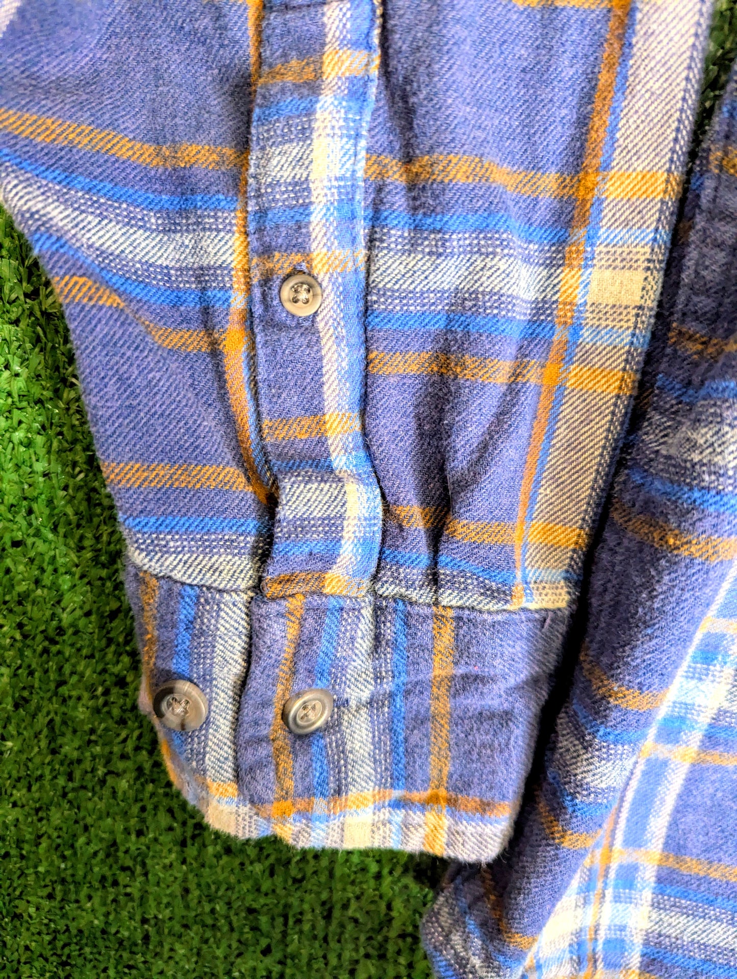 Eddie Bauer, Men's XXL plaid button-down