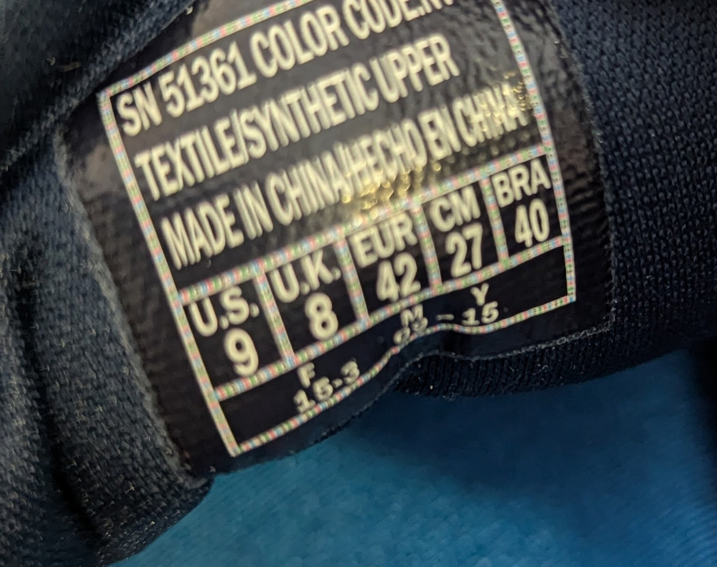 Skechers Equalizer Persistent, Navy MEN'S Size 9