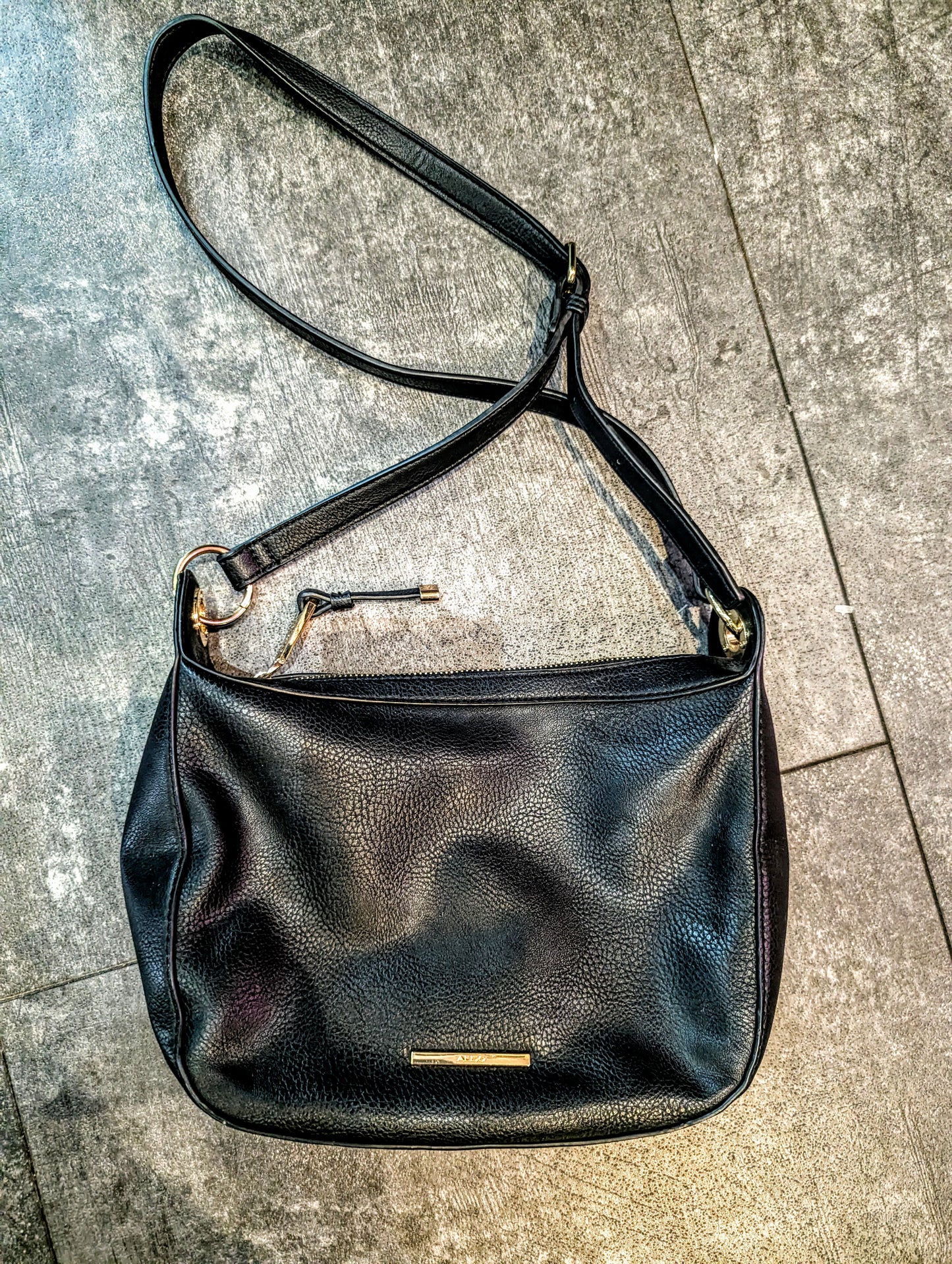 ALDO  pebbled leather shoulder bag