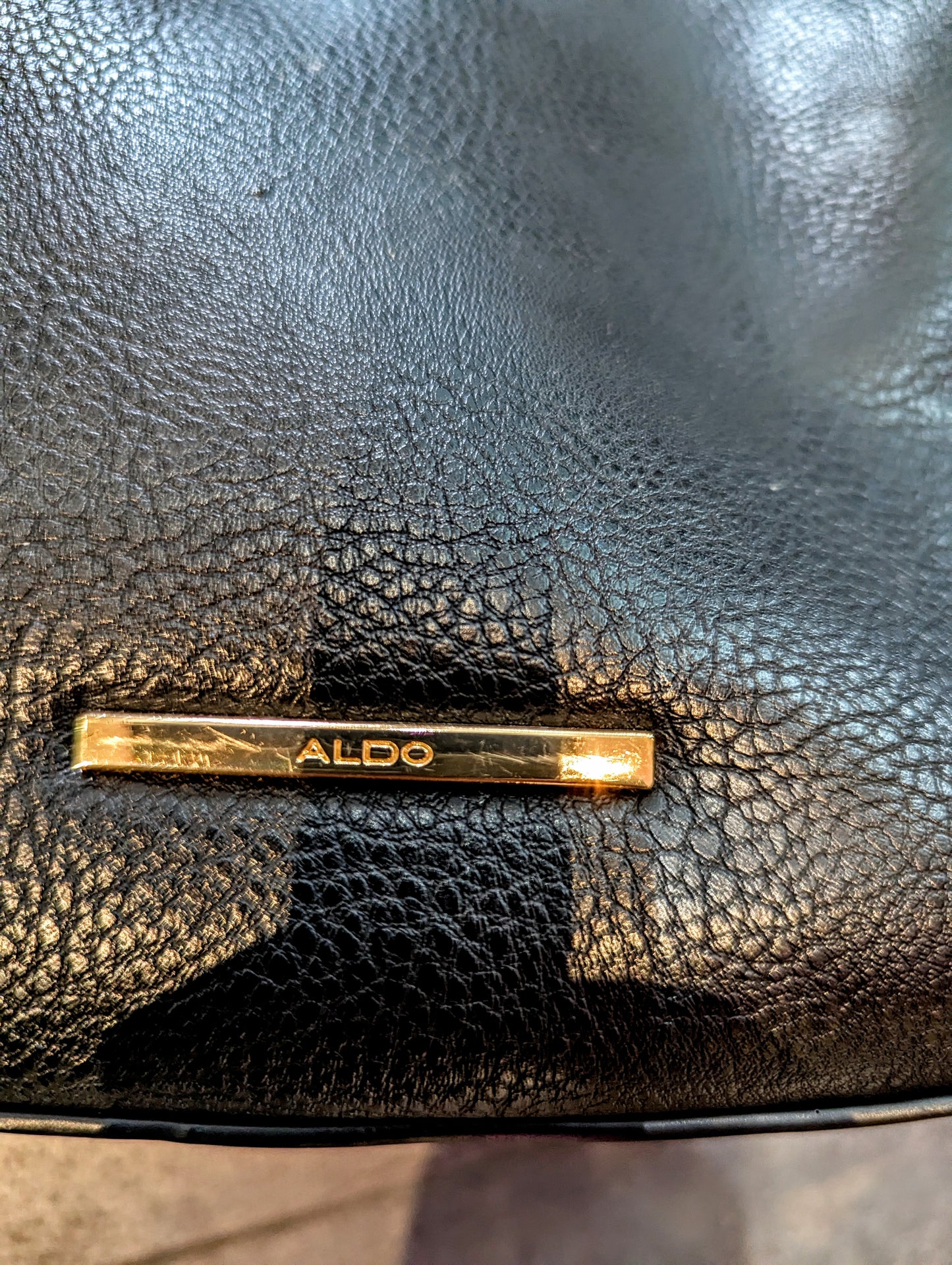 ALDO  pebbled leather shoulder bag