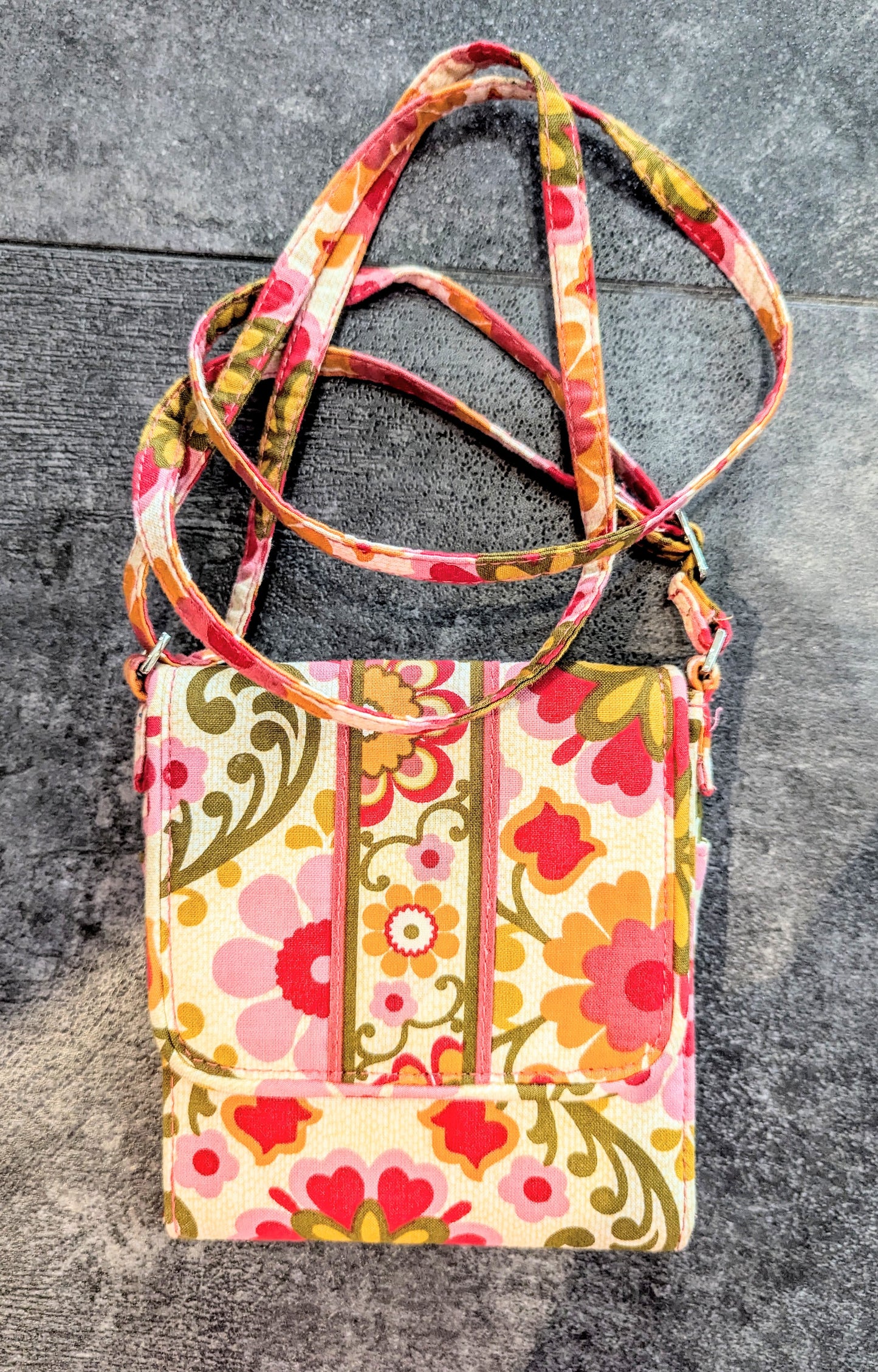 Vera Bradley Mini Hipster Forkloric Pattern Crossbody