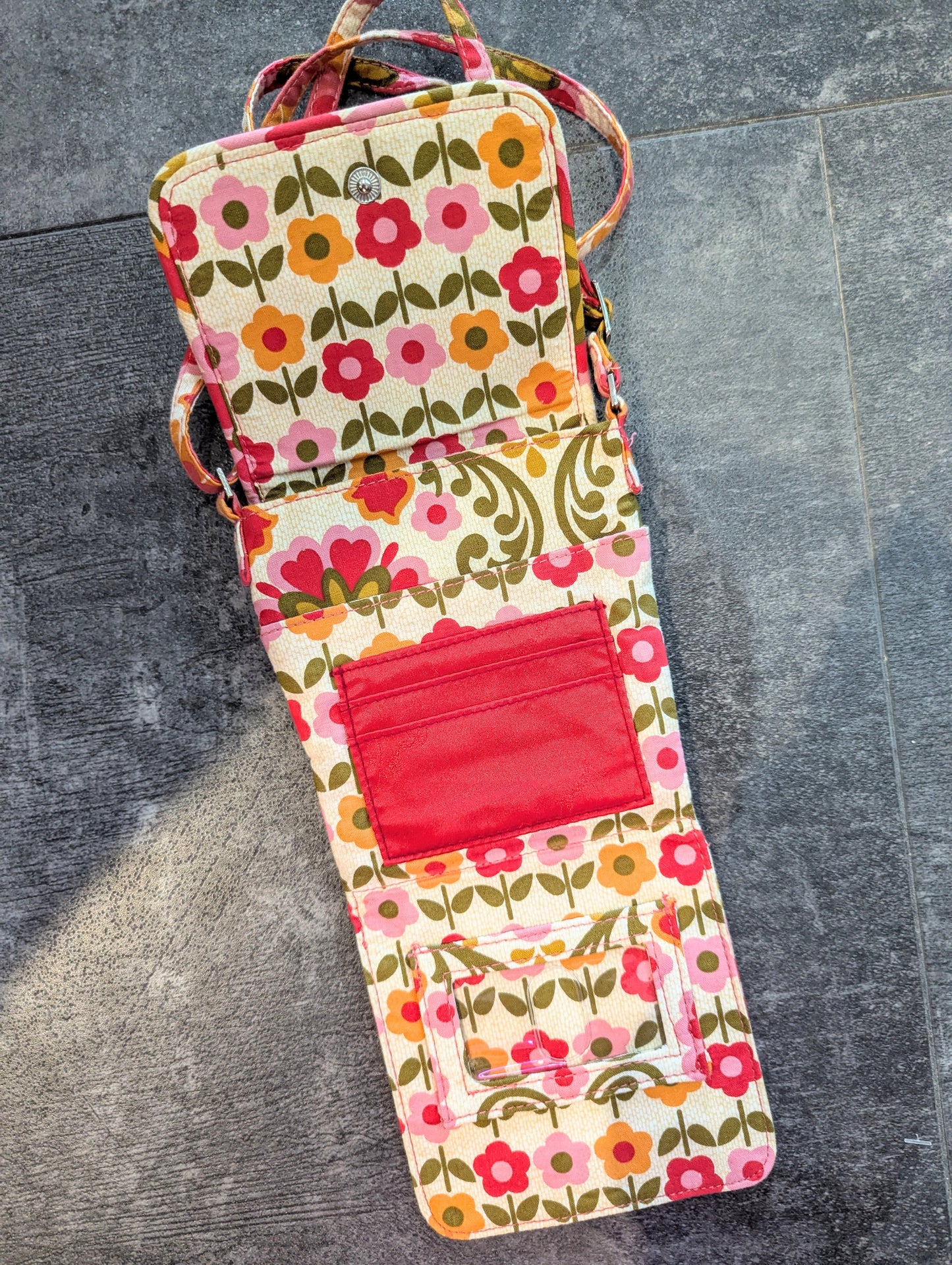 Vera Bradley Mini Hipster Forkloric Pattern Crossbody