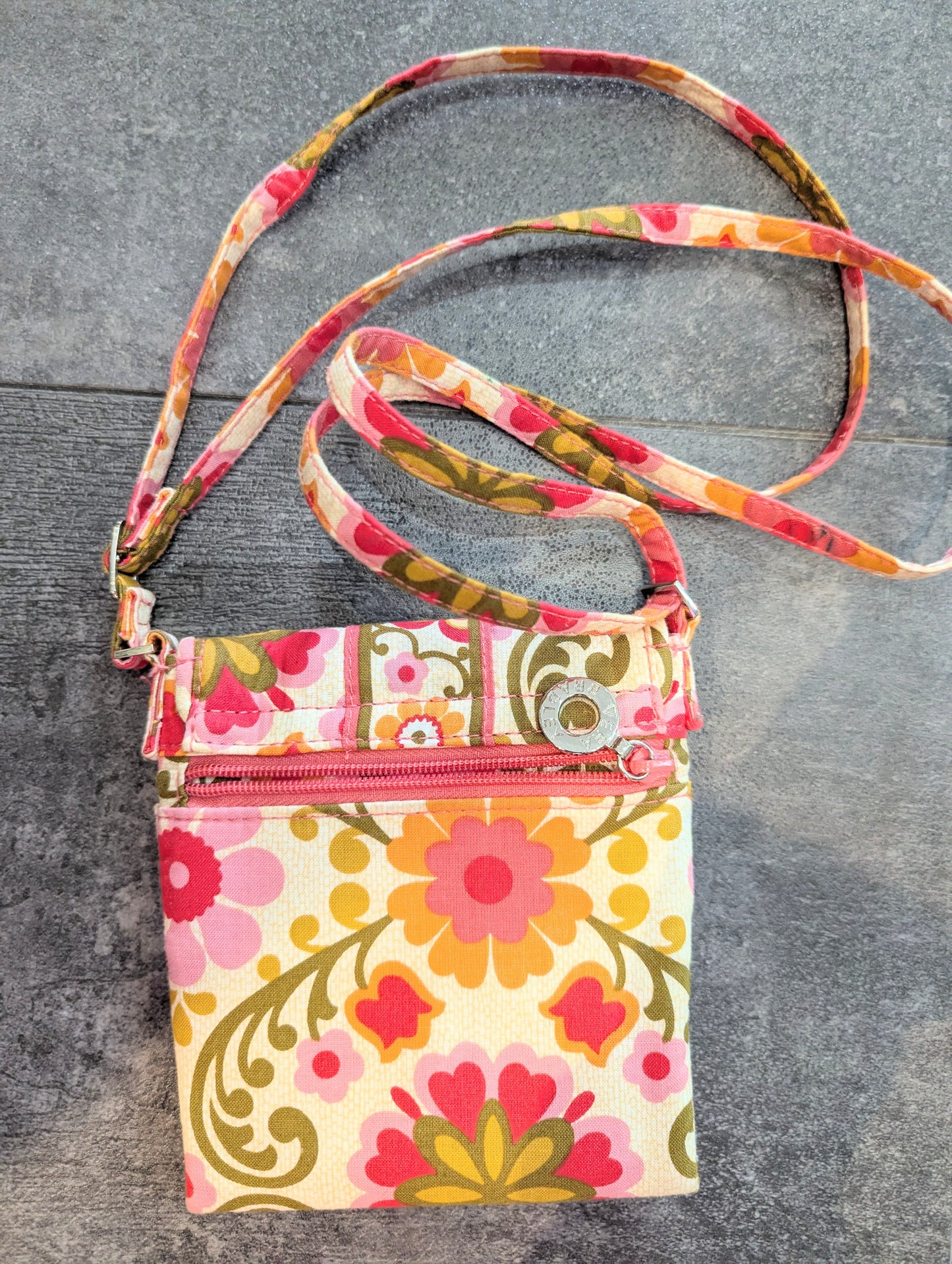 Vera Bradley Mini Hipster Forkloric Pattern Crossbody