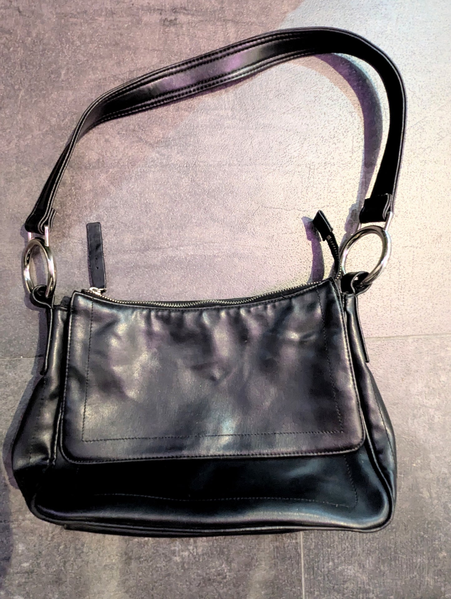 NINE WEST Leather Satchel