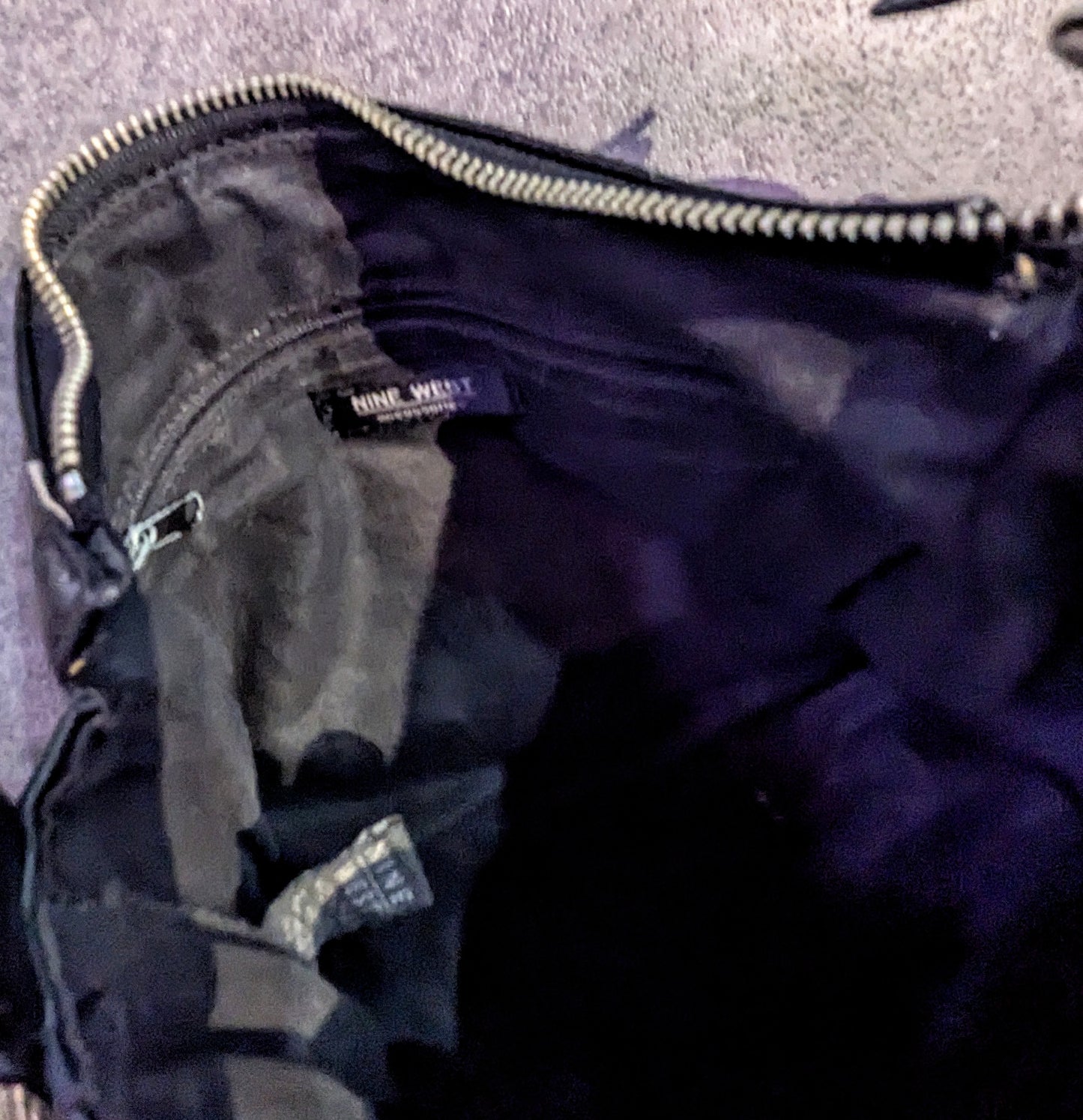 NINE WEST Leather Satchel