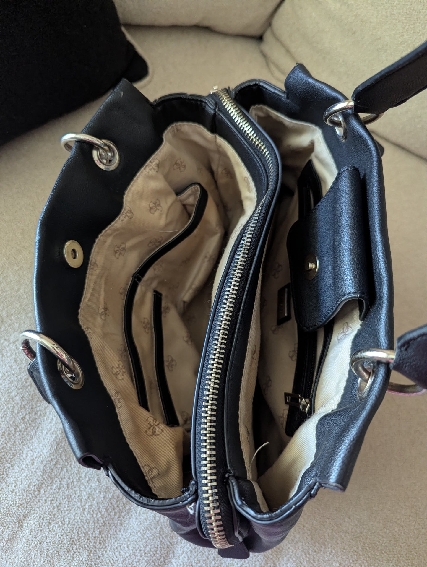GUESS Tara Girlfriend Leather Satchel