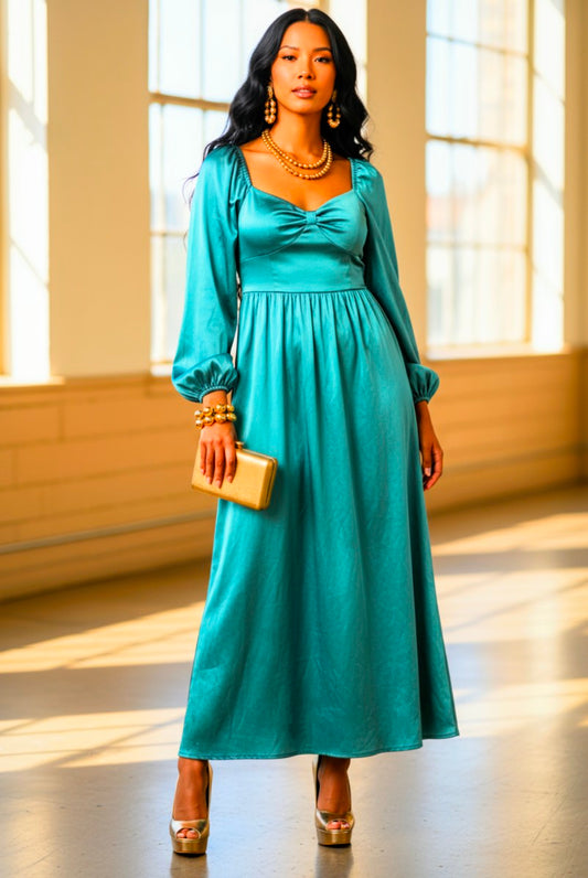 Maxwell Satin Dress