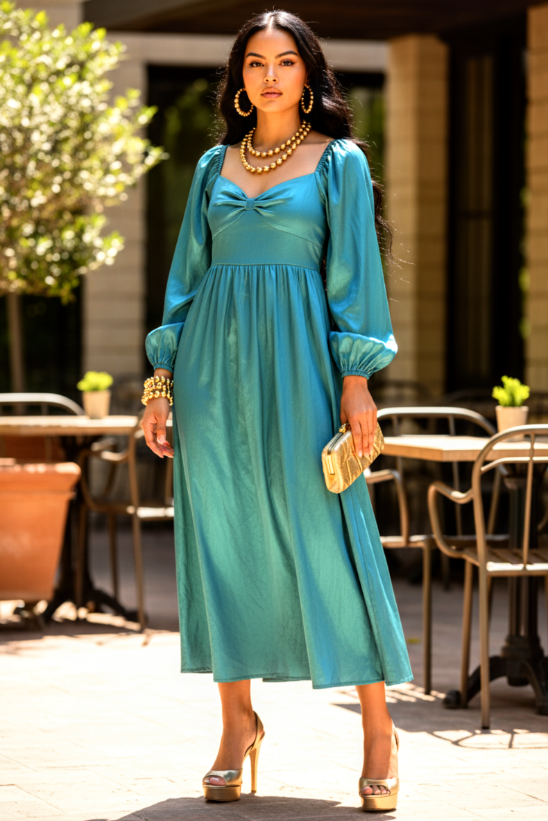 Maxwell Satin Dress