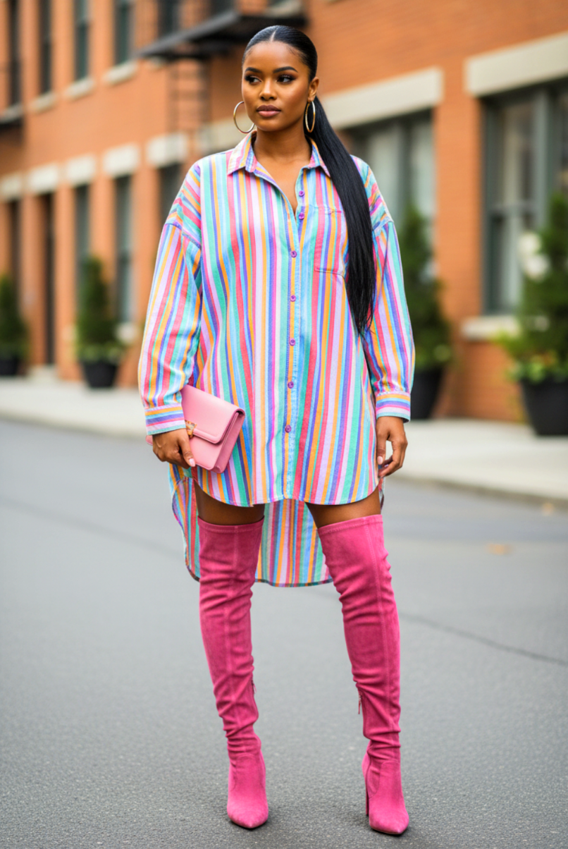 Classic Tee Dress OneSize Multi