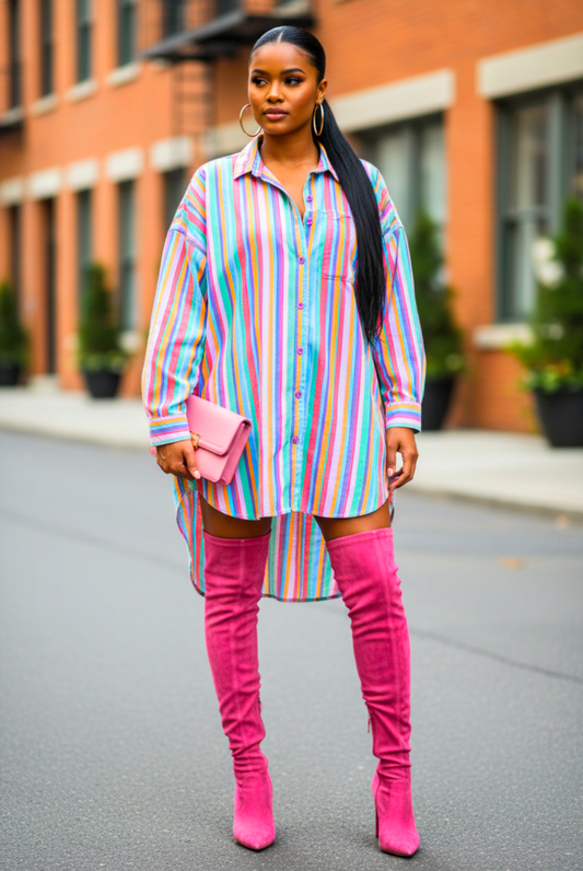 Classic Tee Dress OneSize Multi