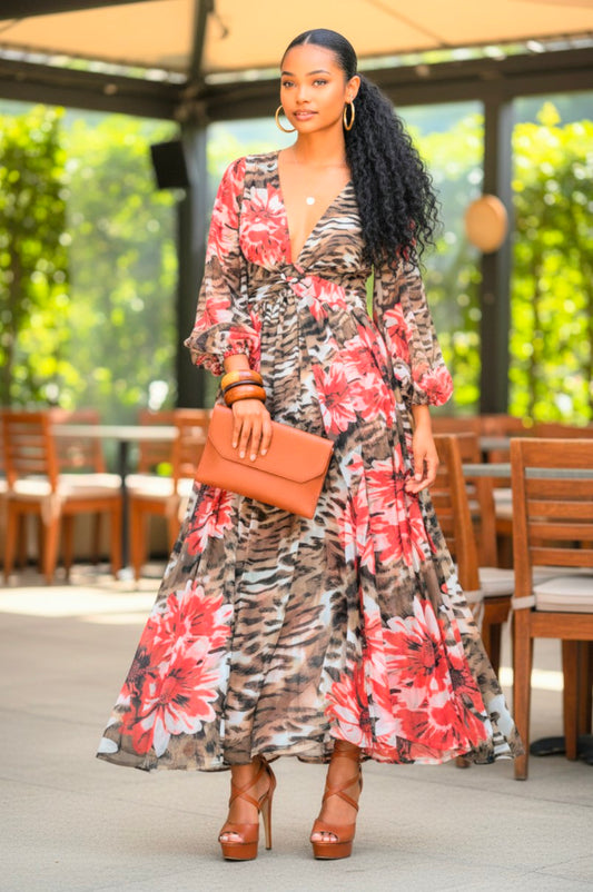 Tiffany Flare Front Ring Dress