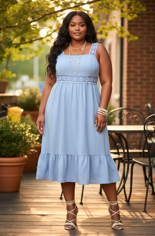 CURVY GIRL Bella Flare Maxi Dress Size XL