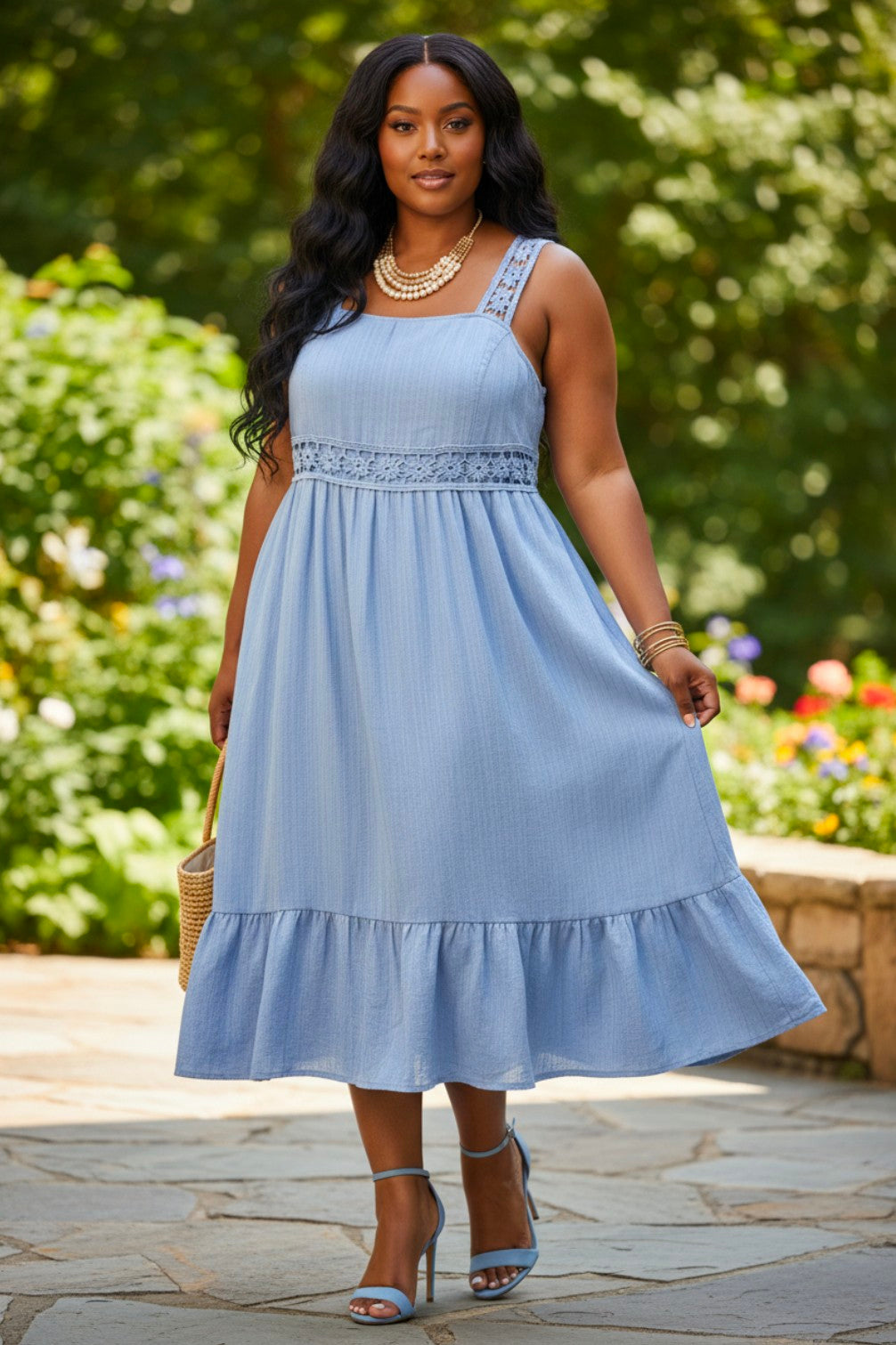 CURVY GIRL Bella Flare Maxi Dress Size XL
