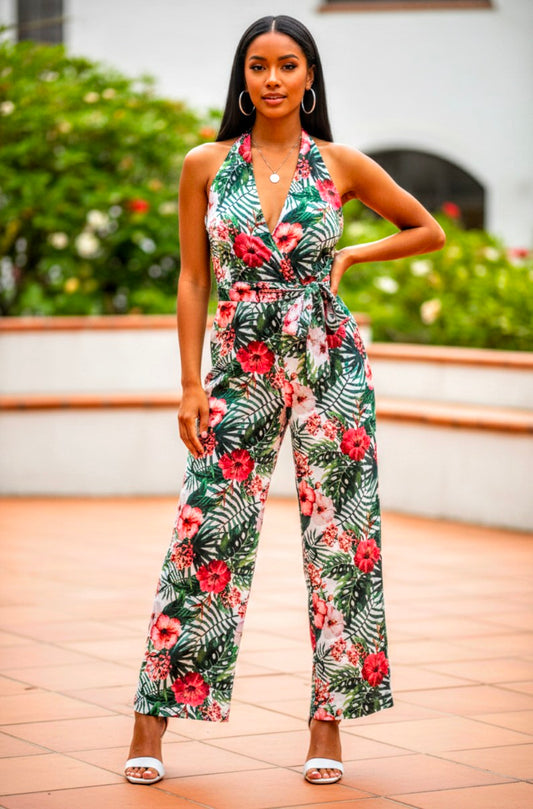 Floral Side Tie Jumper Size M