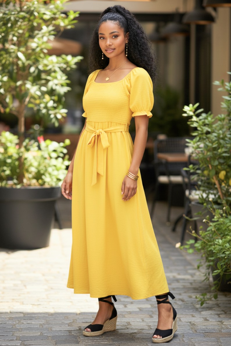 Front Tie Maxi Dress Size M