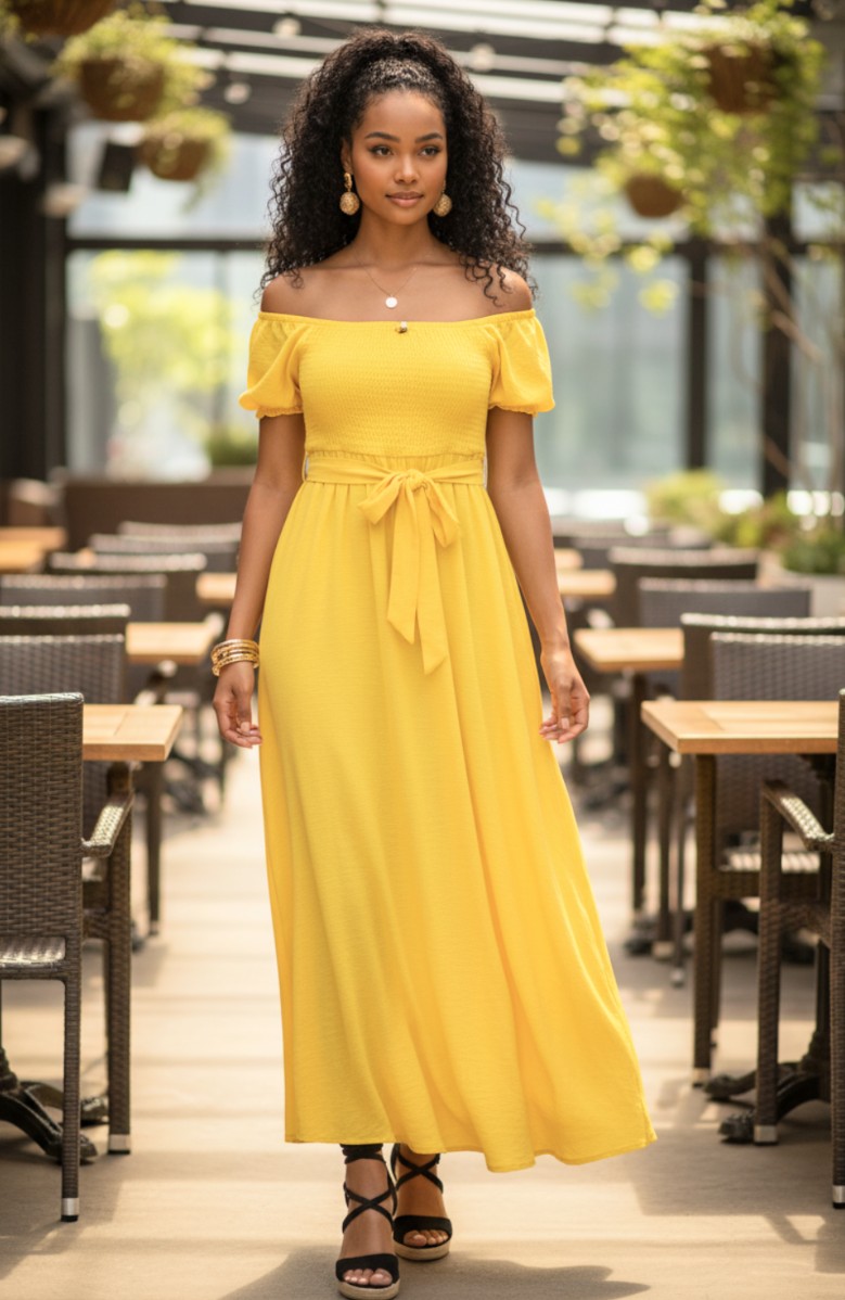 Front Tie Maxi Dress Size M