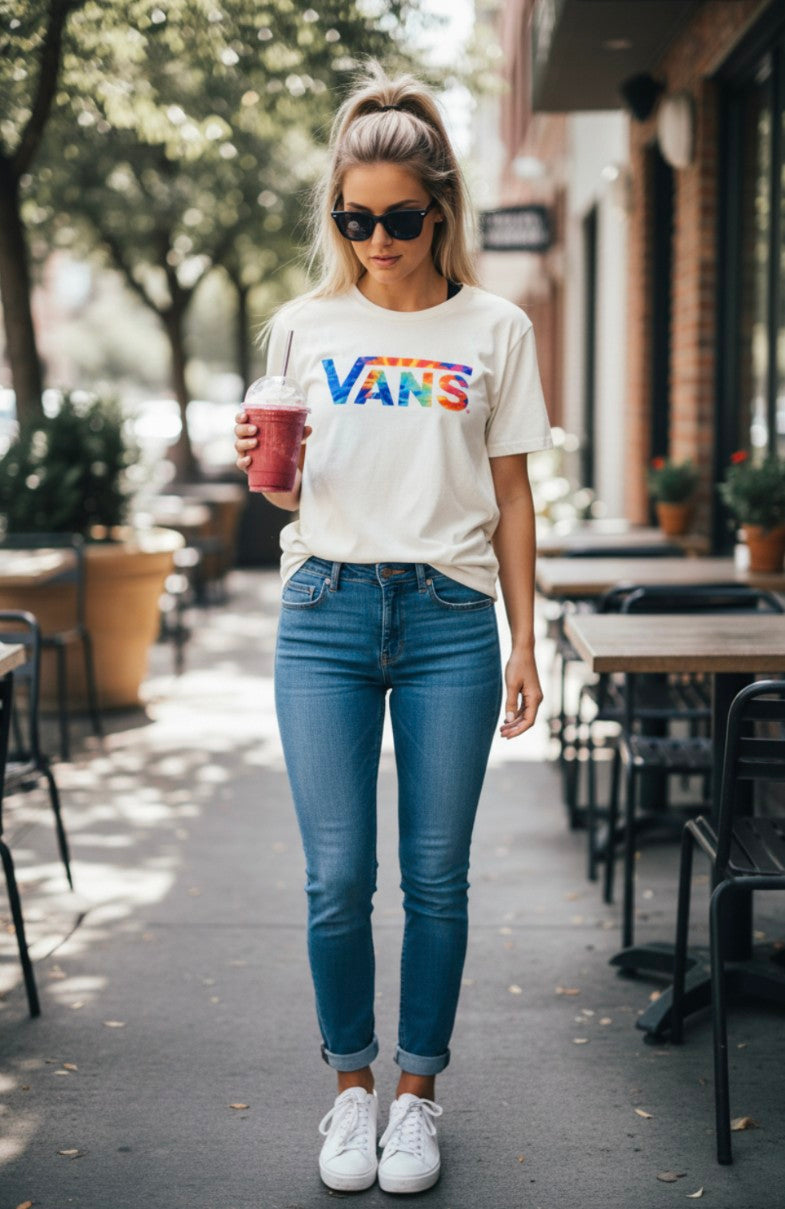VANS Tee Size Youth L Women S