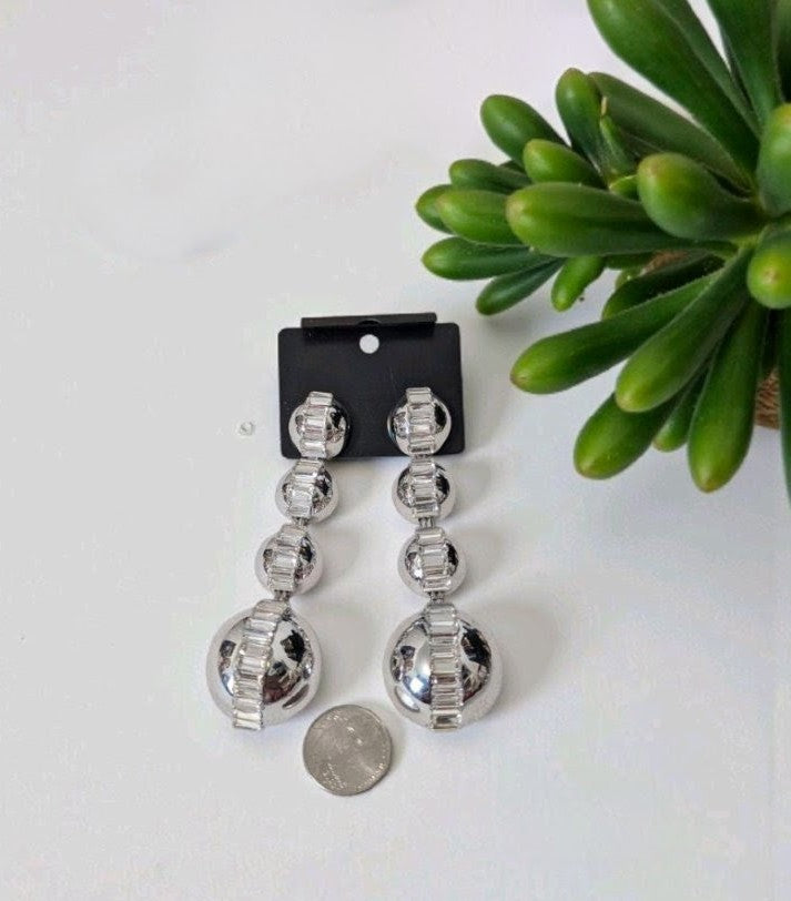 3tier Jewel Drop Earrings