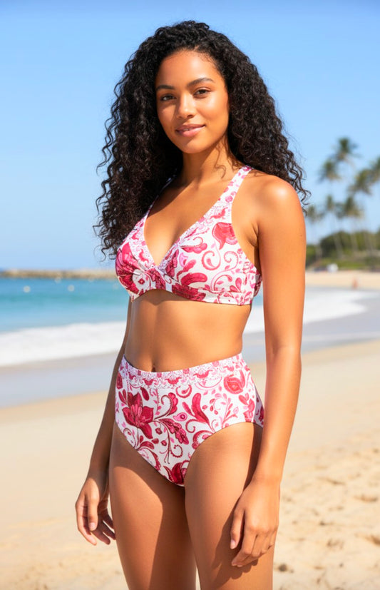 2pc Paisley Swim Set Size M