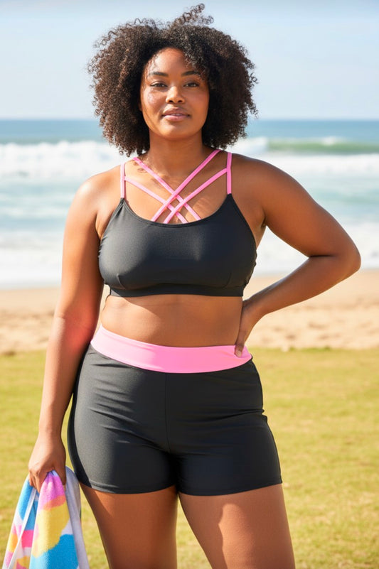 2pc Swim/Active Set Size XL Pink